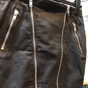 Lovers & Friends Black Short Skirt Size 27 NWOT